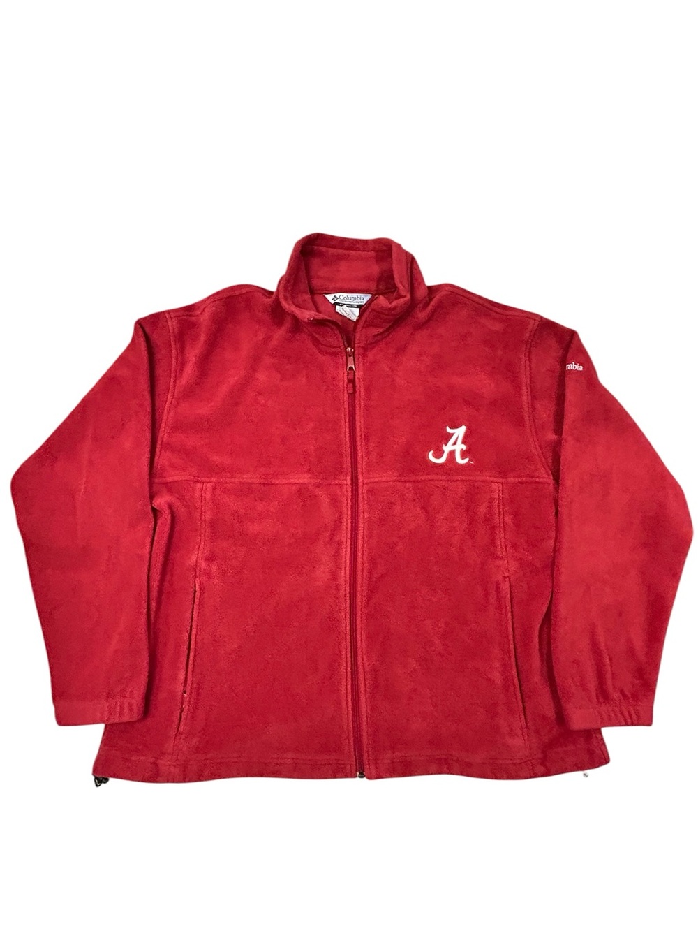 Columbia Alabama Crimson Tide Red Full-Zip Fleece Men’s Jacket XL Collegiate